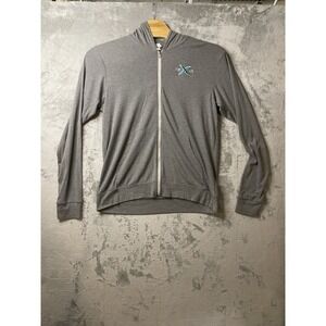 Bella Canvas Men's 2xl Hoddie Full‎ Zip Gray with Nexus Logo